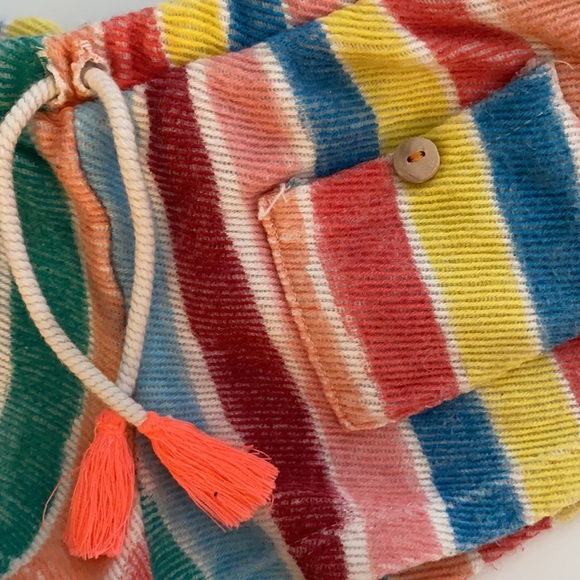 *3/$20* Zara Baby Girl Striped Shorts - Picture 6 of 6